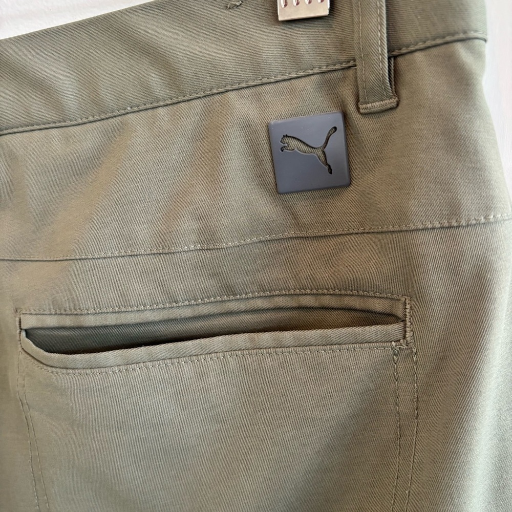 Puma Golf Dark Sage Men's Golf Pant Style#599245-12 Stretch Waistband Size 34/32 - Picture 7 of 9
